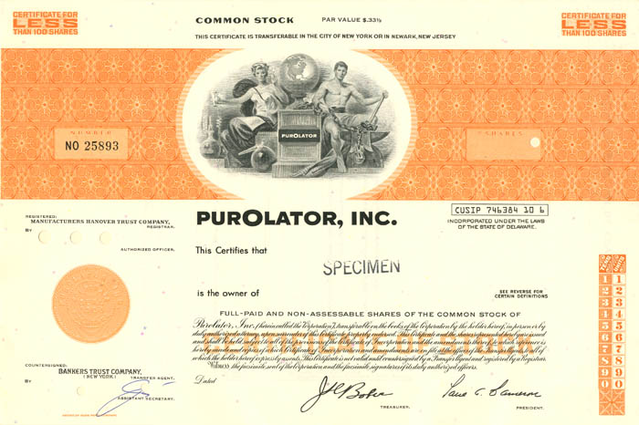 Purolator, Inc.